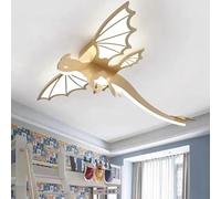 Harpochten Plafonnier LED Plafond Chambre d'enfant Moderne Dimmable avec Télécommande Design Dinosaure 3000K ~ 6000K Chambre De Bébé Suspension Chambre Cuisine Salle À Manger Éclairage De Plafond (Co
