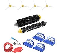 HARPRA Kit d'accessoires de rechange pour pièces de rechange iRobot Roomba 675 676 692 694 677 brosse latérale rouleau de nettoyage pour filtre Rum-ba Balai