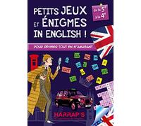 Harrap Petits Jeux et Petites Enigmes 100 % British 5-4 - Cahier de vacances