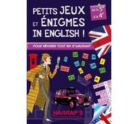 Harrap Petits Jeux et Petites Enigmes 100 % British 5-4 - Cahier de vacances