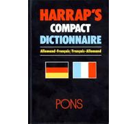 Harrap's compact dictionnaire: Allemand-français, [français-allemand , Pons