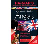 Harrap's Dictionnaire Poche Anglais - Collectif - Harrap's - Poche - Dictionnaire et encyclopédie