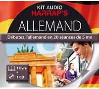 Harrap's Kit audio allemand Débutez l'Allemand en 20 séances de 5 mn Harrap's kit audio - Collectif - Harrap's - Livre CD - Méthode de langue CD
