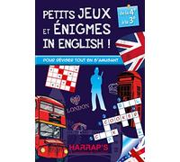 Harrap'S Petits Jeux et Petites Enigmes 100 % British 4-3 - Cahier de vacances