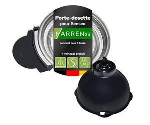Harren24 Porte-dosette CP0397/01 pour 1 tasse compatible avec machine à café Philips Senseo Switch HD6591 HD6592 HD6593 HD6594 HD6596 HD6597 HD7891 HD7892, Support de Dosette