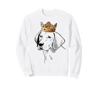 Harrier Chien Portant Une Couronne Sweatshirt