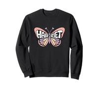 Harriet Butterfly - Word Art personnalisé avec nom Mignon Sweatshirt