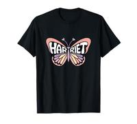 Harriet Butterfly - Word Art personnalisé avec nom Mignon T-Shirt