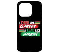 Harriet for Kids Garvey Drapeau Noir Rouge Jaune Vert Coque pour iPhone 15 Pro
