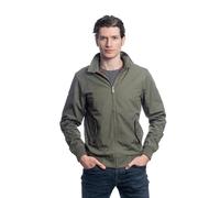 Harrington - BLOUSON EN RIPSTOP RECYCLÉ - HOMME - Blouson court - Coupe ajustée - Coupe-vent et Déperlant - 65% polyester RECYCLÉ, 35% coton - KAKI - L
