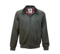 Harrington Blouson en toile waxée kaki