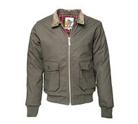 Harrington - BLOUSON MATELASSÉ EN CANVAS RECYCLÉ - HOMME - blouson - KAKI - XL