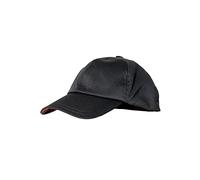 Harrington CASQUETTE BASE BALL - casquette Béton ciré x noir coton et cuir - inspiration du bonnet docker Miki