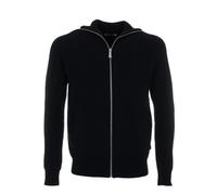 Harrington - GILET CAMIONNEUR EN COTON ET LAINE - HOMME - pull - NOIR - M