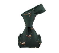 Harrington Marley - Cravate de faisan vert pour homme pour le tir, la chasse, l'argile, les pigeons - Idée cadeau, Vert, taille unique