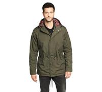 Harrington - PARKA FISHTAIL - STYLE MILITAIRE à CAPUCHE - HOMME - parka - KAKI - L