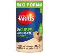 HARRIS - Cylindre 96 Cubes Allume feu 100% naturels FSC, Neutre