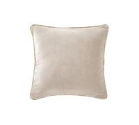 HARRIS - Coussin Déhoussable 45x45cm Velours de Coton Coloris Pampa -