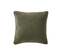 HARRIS - Coussin Déhoussable 45x45cm Velours de Coton Coloris Thym - Altobuy