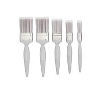 Harris Pinceaux Essentials Lot de 5 pour murs et plafonds 1,3/2,5/3,8/5,1 cm Gris