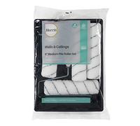 Harris Seriously Good 102012009 Lot de rouleaux de peinture pour murs et plafonds 22,9 cm avec cadre de 2,5 x 22,9 cm, manchons de rouleau à poils moyens et plateau 22,9 cm