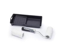 Harris 103012206 Ultimate Murs et Plafonds, 10,2 cm, Plateau 1 x 4 cm, 2 x 4 manchons de rouleau à poils moyens