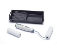 Harris Seriously Good 102022002 Lot de mini rouleaux de 10,2 cm | Le kit comprend : plateau, 1 cadre de rouleau, 2 manchons de rouleau brillants