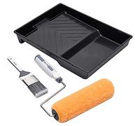 Harris 102082001 Exterior, 1 x Plateau, cadre, 1 x 9 manchons de rouleau, 1 x 2 pinceaux de maçonnerie