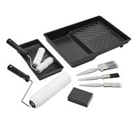 Harris Kit de décoration pour murs et plafonds | 11 pièces | 1 manchon de rouleau de 22,9 cm, 1 manchon de rouleau de 10,2 cm, 1 bloc de ponçage et 1 lot de 3 pinceaux