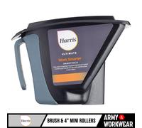 Harris Pot à Peinture Large Ultimate Handyhold Gris Avec Manche, 4"