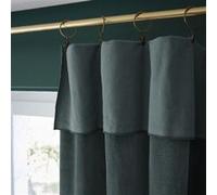 HARRIS - Rideau Ajustable 140x270cm Velours de Coton Ardoise + 8 Anneaux Pince - Altobuy