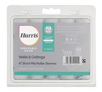 Harris - Rouleau à peinture à poils courts SERIOUSLY GOOD WALLS AND CEILINGS (10,16 cm) (Blanc)