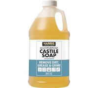 HARRIS Savon de Castille liquide multi-usages pour le nettoyage de la maison, nettoyant multi-usages, pour savon vaisselle, détergent à lessive, surfaces de cuisine et de salle de bain, chambres