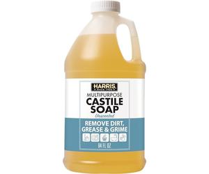 HARRIS Savon de Castille liquide multi-usages pour le nettoyage de la maison, nettoyant multi-usages, pour savon vaisselle, détergent à lessive, surfaces de cuisine et de salle de bain, chambres