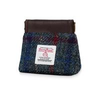 Harris Tweed Porte-monnaie en laine pour homme et femme Rouge à lèvres ou clé USB Petit accessoire de voyage, N° 3036, Tartan écossais