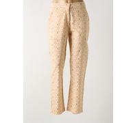 harris wilson pantalons femme de couleur beige 36