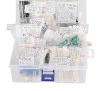 Harrisen 3638 pièces SMD DIY Composants électroniques Assortiment 1206, 0805, 0603, résistances, condensateurs, LED, PCB, diodes, transistors, potentiomètres