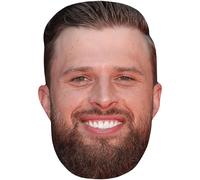 Harrison Butker (Beard) Big Head. Masque plus grand que nature.