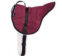 Harrison Howard Bareback Pad avec Sangle Bordeaux