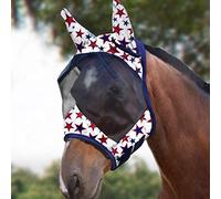 Harrison Howard CareMaster Masque Anti-Mouches Standard avec Oreilles Protection UV pour Cheval Étoile de rêve (M)