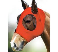 Harrison Howard CareMaster Stretch Masque Anti-Mouche Protection Anti-UV avec Oreilless-Orange Vif M