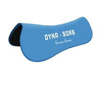 Harrison Howard Dyna-Sorb Demi-tapis de selle à mémoire de forme pour cheval Bleu égée (avec impression blanche)