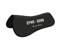 Harrison Howard Dyna-Sorb Full Shock Absorbing Memory Half Saddle Pad for Horse-Mars Black 1 (with White Print)