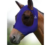 Harrison Howard FocalMax Tapis de compétition Haute visibilité pour Chevaux réfléchissant de Nuit Bleu, COB (Medium), Bleu Nautique.