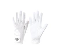 Harrison Howard Gants d'équitation pour enfants avec prise en main confortable pour garçons et filles - Pour équitation, course à pied ou cyclisme - Gants d'équitation légers - Blanc - Âge : 10 à 12