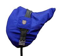 Harrison Howard Housse de Selle Anglaise de qualité supérieure, imperméable/Respirante, doublée en Polaire, Protection extérieure Durable Contre Les dommages - Bleu Champion