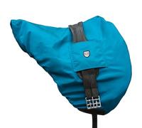 Harrison Howard Housse de selle de dressage imperméable et respirante avec doublure en polaire durable pour selle de dressage Bleu azur