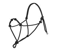 Harrison Howard Licol d'entraînement en corde super robuste avec 4 nœuds Noir 6,35 mm