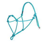 Harrison Howard Licol en corde pour chevaux super robuste avec 4 nœuds de 6,35 mm - Taille S - Turquoise