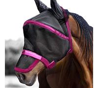 Harrison Howard Maskology Masque de Mouche suprême de Cheval Magenta (L)